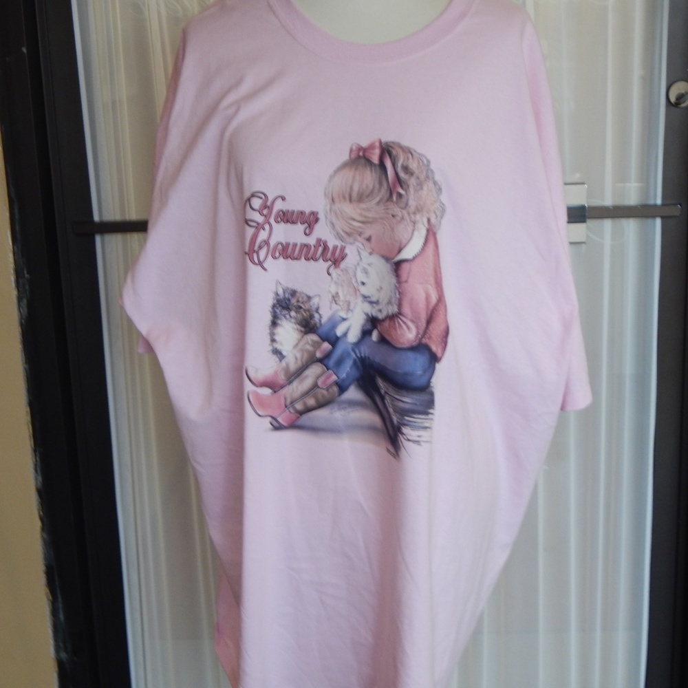 Women’s Pink Young Country Gildan Ultra Cotton Tee